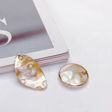 Shell Pendant Charms Necklace Accessories Jewelry DIY Material 3pcs