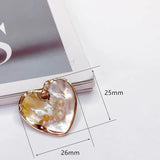 Shell Pendant Charms Necklace Accessories Jewelry DIY Material 3pcs