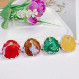 Resin Enamel Eardrop Pendant Charms Necklace Accessories DIY Material