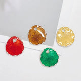 Resin Enamel Eardrop Pendant Charms Necklace Accessories DIY Material