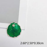 Resin Enamel Eardrop Pendant Charms Necklace Accessories DIY Material