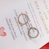 4pcs Alloy Oval Earring Supplies for Jewelry Accessories