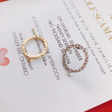 4pcs Alloy Oval Earring Supplies for Jewelry Accessories