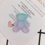 DIY Jewelry Gradient Bear Hairpin Accessory Set