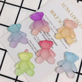 DIY Jewelry Gradient Bear Hairpin Accessory Set