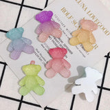 DIY Jewelry Gradient Bear Hairpin Accessory Set