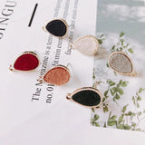 Alloy Water Drop Pendant Charms for Earring DIY