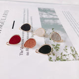 Alloy Water Drop Pendant Charms for Earring DIY