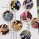 Alloy Round Pendant Necklace DIY Charms Material