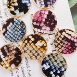 Alloy Round Pendant Necklace DIY Charms Material