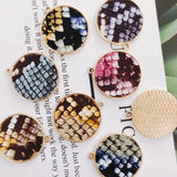 Alloy Round Pendant Necklace DIY Charms Material