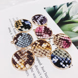Alloy Round Pendant Necklace DIY Charms Material