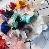 Fabric Flower Earrings Pendant DIY Jewelry Accessories