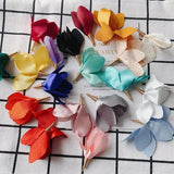 Fabric Flower Earrings Pendant DIY Jewelry Accessories