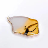 Retro Resin Eardrop Pendant Charms Necklace Jewelry DIY 2pcs
