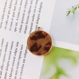 Alloy Round Pendant Necklace Charms DIY Jewelry Accessory