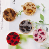 Alloy Round Pendant Necklace Charms DIY Jewelry Accessory