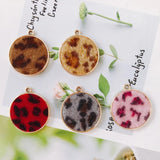 Alloy Round Pendant Necklace Charms DIY Jewelry Accessory