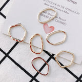 Alloy Irregular Circle Ellipse Earrings Supplies Stainless Steel Jewelry DIY