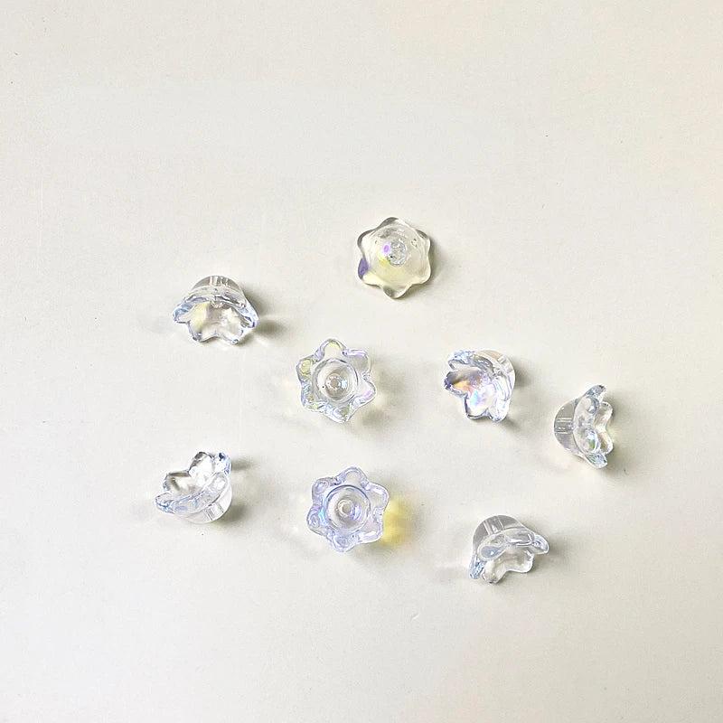 Glass Lily of The Valley Flower Jewelry Diy Accessories