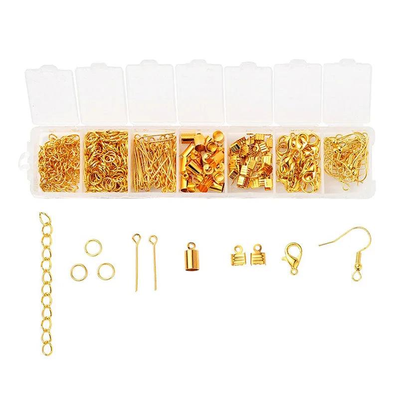 Jewelry Making Kit Set Lobster Clasps Jump Rings Accessories