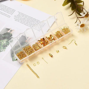Jewelry Making Kit Set Lobster Clasps Jump Rings Accessories