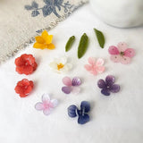 Antique Hand-made Flower Tea Shrinkable Piece DIY Jewelry Material