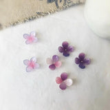 Antique Hand-made Flower Tea Shrinkable Piece DIY Jewelry Material