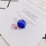 Custom Polygon Glass Ball Pendant Earrings Set