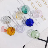 Custom Polygon Glass Ball Pendant Earrings Set