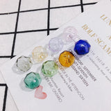Custom Polygon Glass Ball Pendant Earrings Set