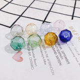 Custom Polygon Glass Ball Pendant Earrings Set
