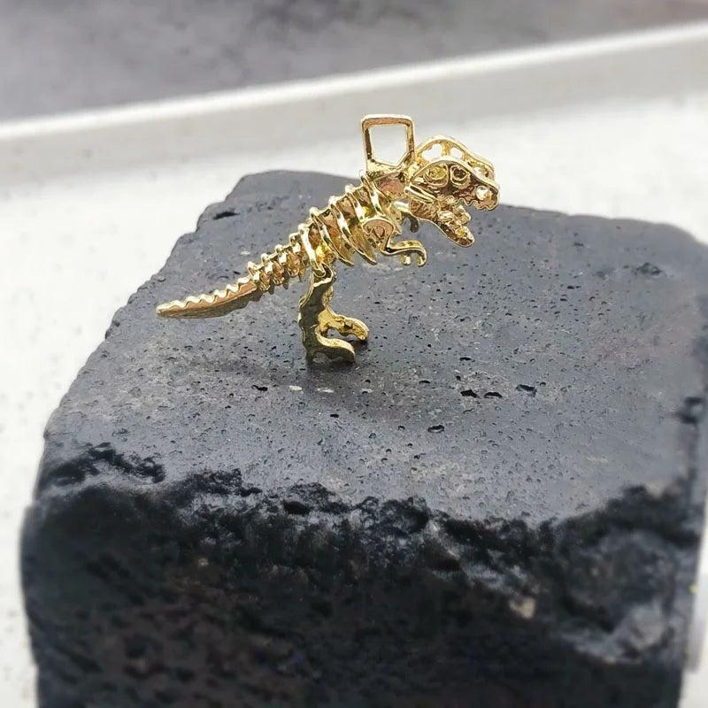 T-Rex Skeleton Pendant DIY Keychain Jewelry