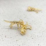 T-Rex Skeleton Pendant DIY Keychain Jewelry