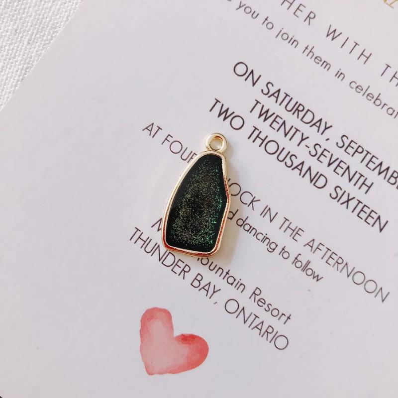 Irregular K Gold Pendant Earrings Accessories