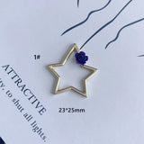 DIY Alloy Electroplating Jewelry Geometric Earrings