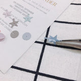 10pcs DIY Five-Pointed Star Strap Earrings Pendant Bracelet Accessory