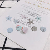 10pcs DIY Five-Pointed Star Strap Earrings Pendant Bracelet Accessory