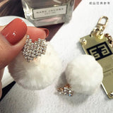 Copper Studded Diamond Love Earrings Pendant Material