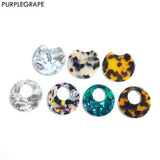 Purple Marble DIY Earrings Set of 4