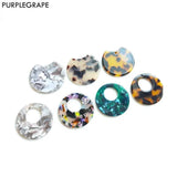 Purple Marble DIY Earrings Set of 4