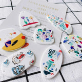 DIY Abstract Painting Spacer Earring Necklace Material