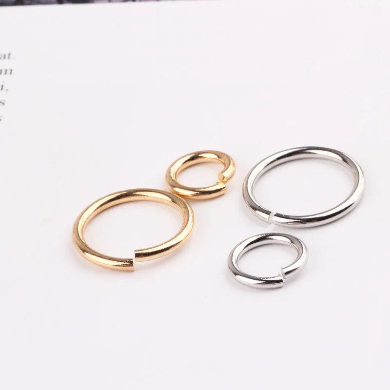 DIY Copper Round Pendant Earring Accessories