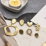 Geometric Shape Hexagon Earrings DIY Homemade Jewelry