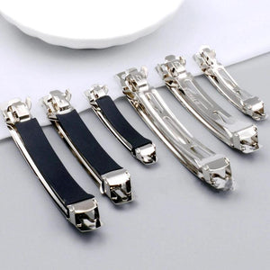 10Pcs French Style Spring Hair Clips Barrette Base DIY Hairpins