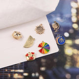10pcs DIY Jewelry Accessories Hand Alloy Earrings Drop Oil Bracelet Necklace