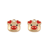 10pcs DIY Jewelry Accessories Hand Alloy Earrings Drop Oil Bracelet Necklace