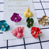 Fresh Flower Earrings Pendant DIY Accessories for Girls