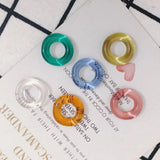 6pcs Acrylic Glass Resin Pendant DIY Jewelry Bracelet Material