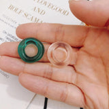 6pcs Acrylic Glass Resin Pendant DIY Jewelry Bracelet Material
